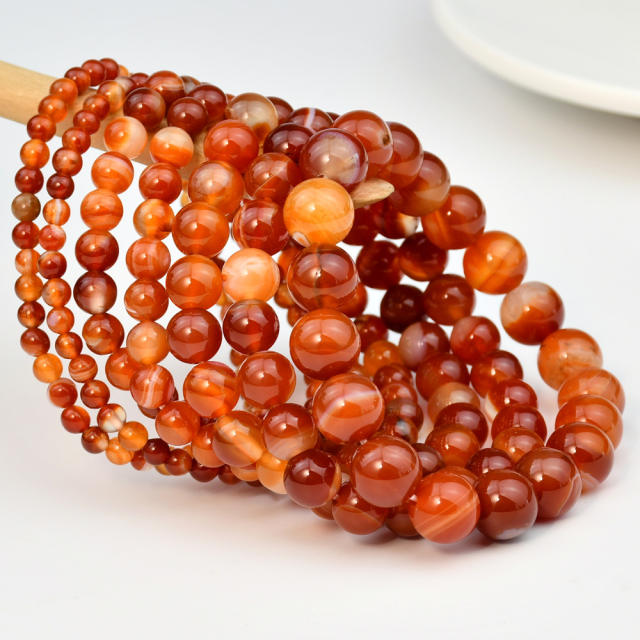 Natural stone agate bead elastic bracelet