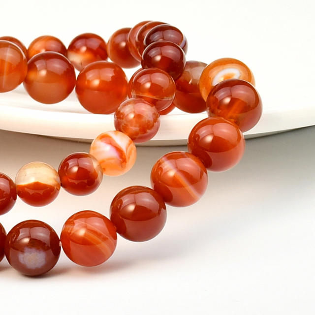 Natural stone agate bead elastic bracelet