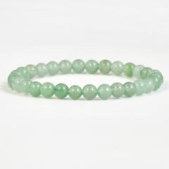 Natural stone green aventurine beaded bracelet