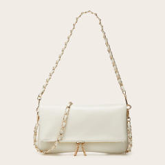 Spring summer floral pattern PU leather women shoulder bag chain bag