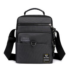 Casual nylon material men crossbody bag