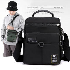 Casual nylon material men crossbody bag
