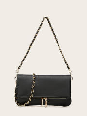 Spring summer floral pattern PU leather women shoulder bag chain bag