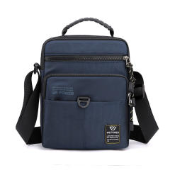 Casual nylon material men crossbody bag