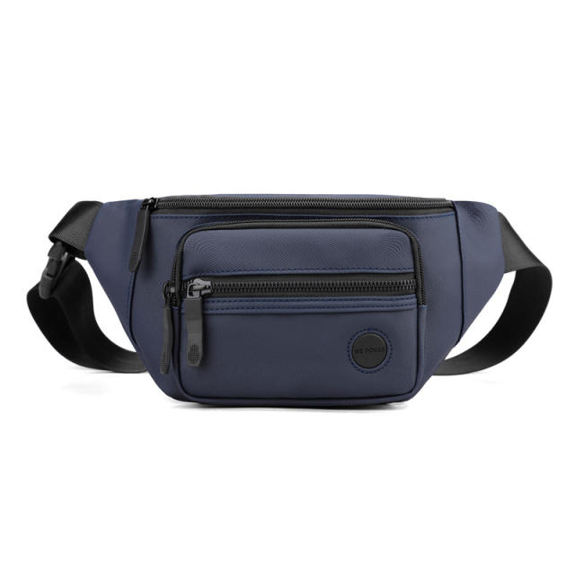 Easy match nylon material men funny pack waist bag