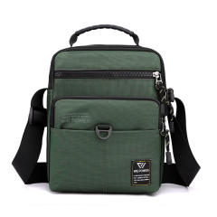 Casual nylon material men crossbody bag