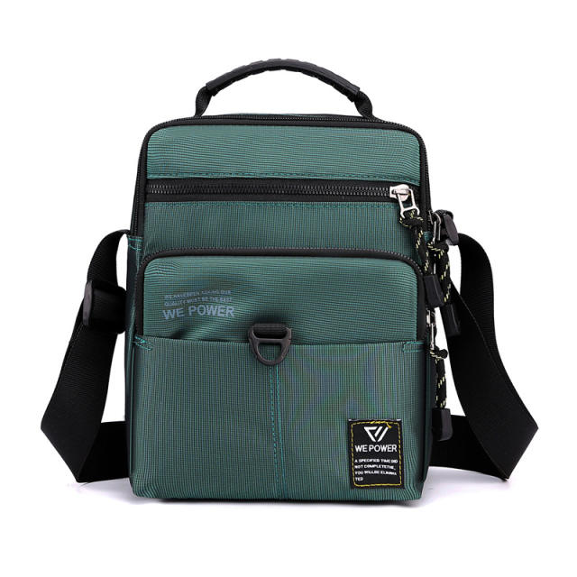 Casual nylon material men crossbody bag
