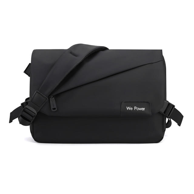 Waterproof nylon material message bag for men