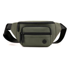 Easy match nylon material men funny pack waist bag