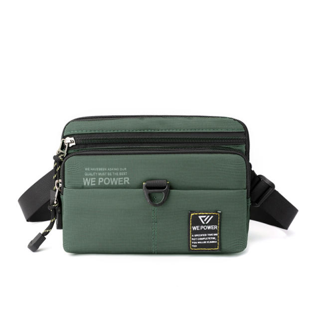 Outdoor nylon material multi function men bag crossboy bag waist bag