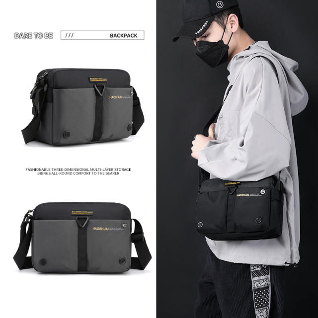 Outdoor multi function crossbody bag for men