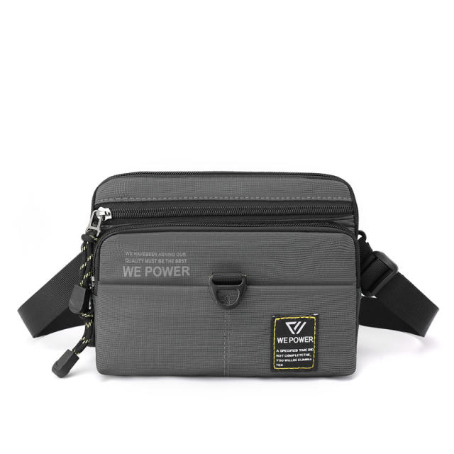 Outdoor nylon material multi function men bag crossboy bag waist bag