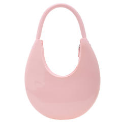 Summer Jelly PVC material hobo moon shape shoulder bag