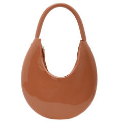 Summer Jelly PVC material hobo moon shape shoulder bag