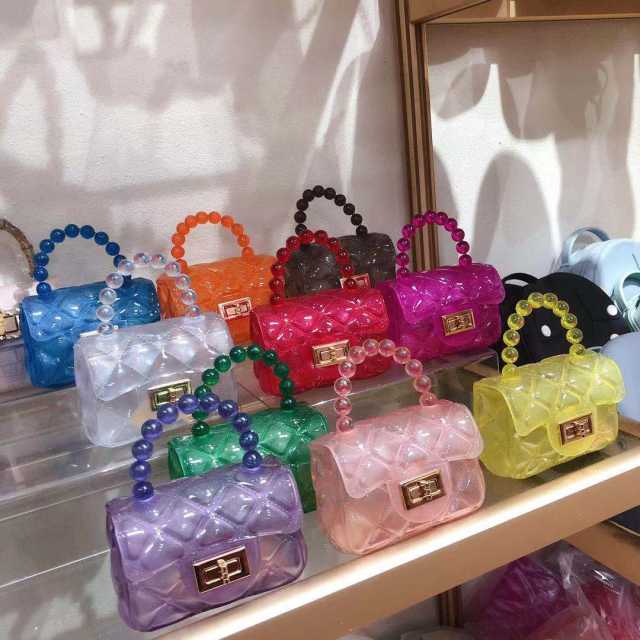 Korean fashion summer jelly bag mini bag for kids