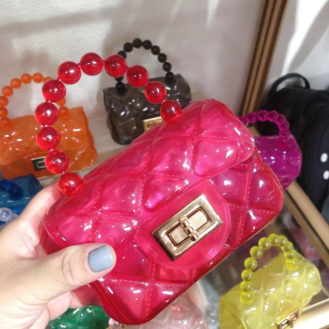 Korean fashion summer jelly bag mini bag for kids