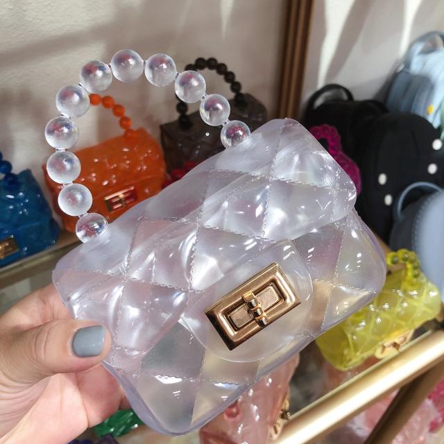 Korean fashion summer jelly bag mini bag for kids