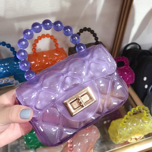 Korean fashion summer jelly bag mini bag for kids