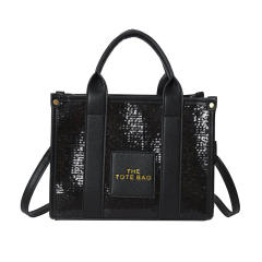Summer candy color gliter tote bag hot sale handbag
