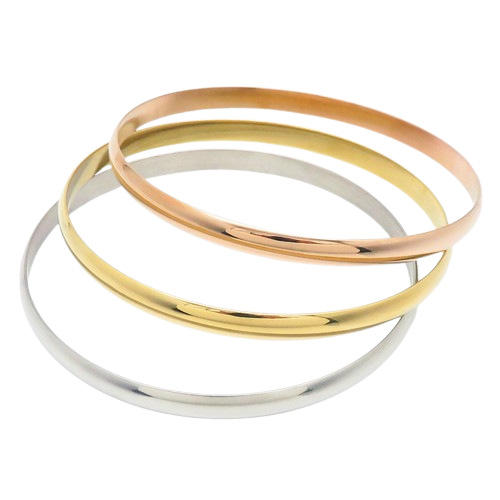 18KG easy match basic stainless steel bangle band