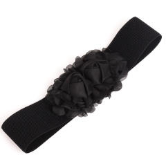 Summer chiffon flower elastic corset belt
