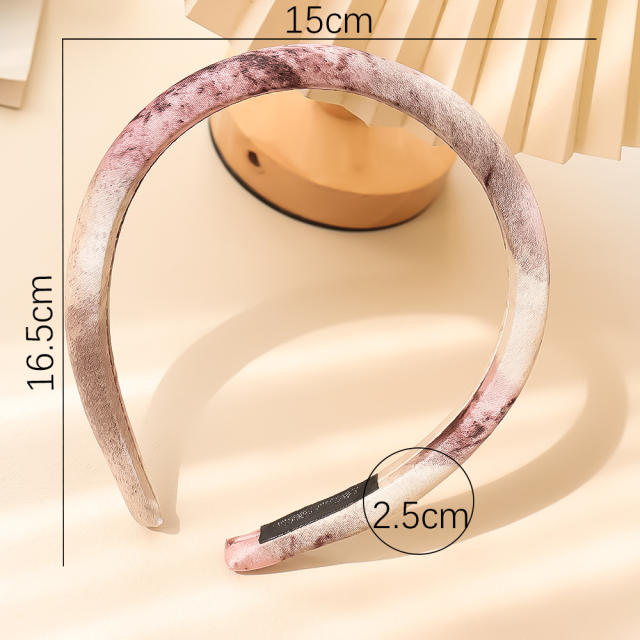 3 size chinese painting style padded headband