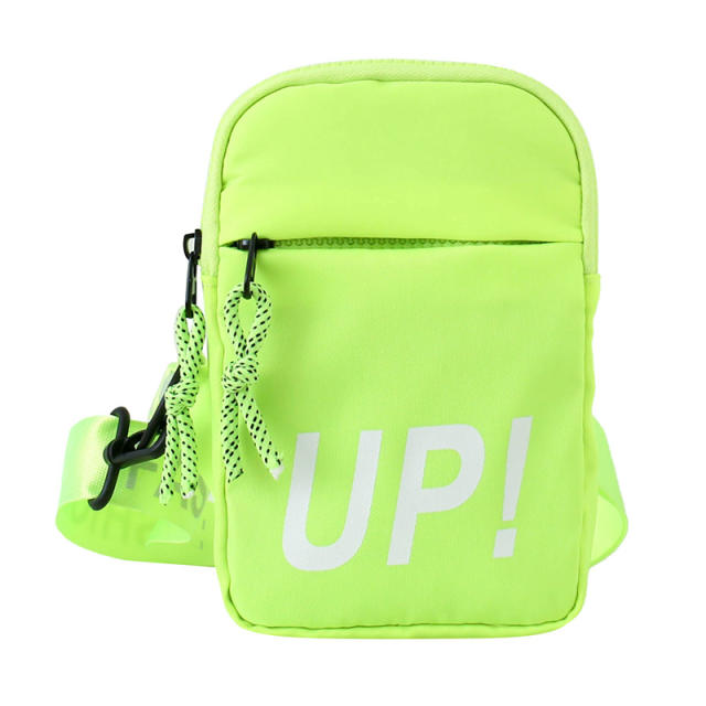 Fashionable Up letter sport style sling bag for kids