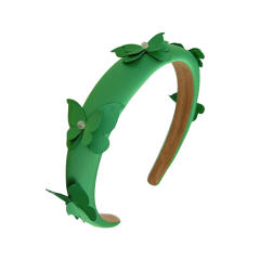 Korean fashion plain color butterfly padded headband