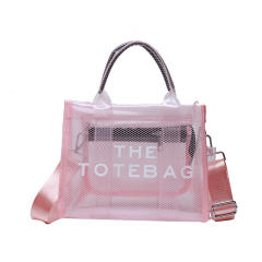 Summer candy color PVC waterproof handbag tote bag