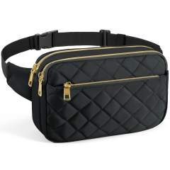 Elegant easy match quilted pattern funny pack waist bag