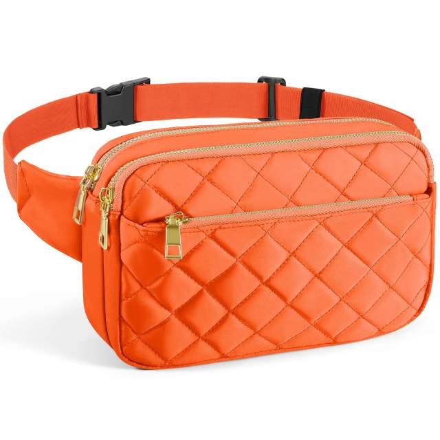 Elegant easy match quilted pattern funny pack waist bag