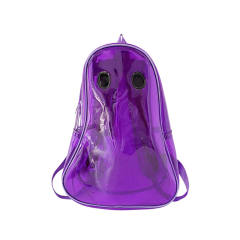 Funny black eye coloful PVC waterproof clear backpack