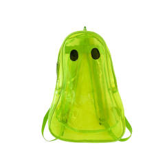 Funny black eye coloful PVC waterproof clear backpack