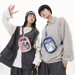 Hot sale summer PVC material clear sling bag beach bag