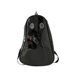 Funny black eye coloful PVC waterproof clear backpack