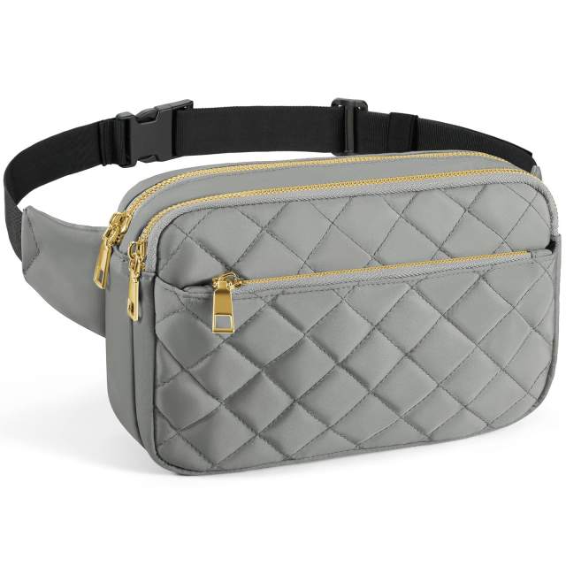 Elegant easy match quilted pattern funny pack waist bag