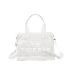 Summer candy color PVC waterproof large size clear bag