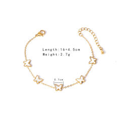 Korean fashion cute bear evil eye stainelss steel bracelet