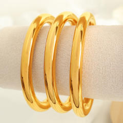 18KG chunky hollow design stainless steel bangle band