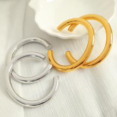 18KG chunky hollow design stainless steel bangle band