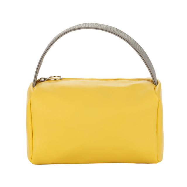 New design candy color large size cosmetic bag
