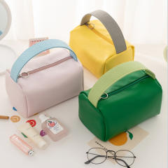 New design candy color large size cosmetic bag
