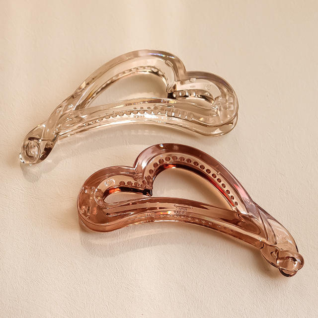 Occident fashion basic design PC material banana hair clips