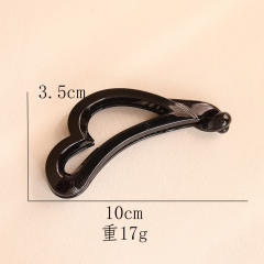 Occident fashion basic design PC material banana hair clips