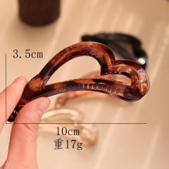 Occident fashion basic design PC material banana hair clips