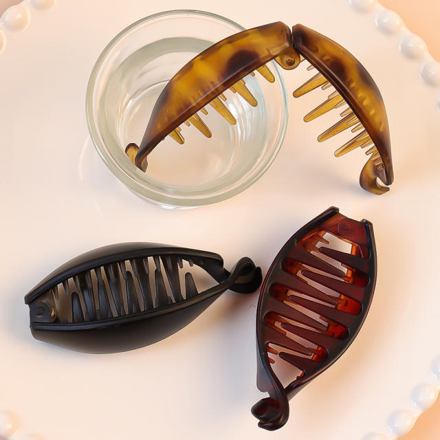 PC material ponytail popular banana hair clips