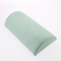 Pink Green color velvet materaial display stand