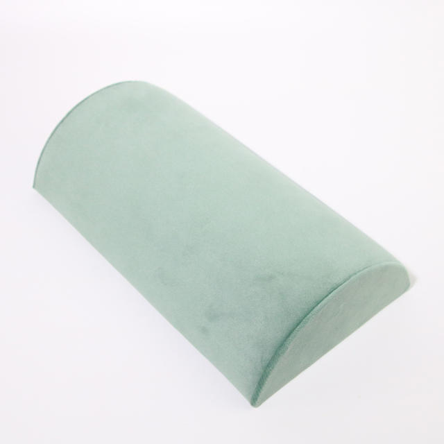 Pink Green color velvet materaial display stand