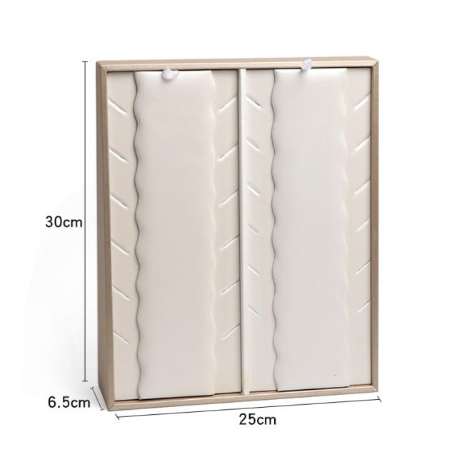PU leather good quality necklace pendant earrings display stand
