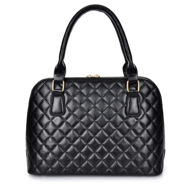 3pcs set classic quilted pattern handbag wallet set